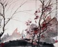 paysage d’automne des quatre saisons 1950 Fu Baoshi chinois traditionnel